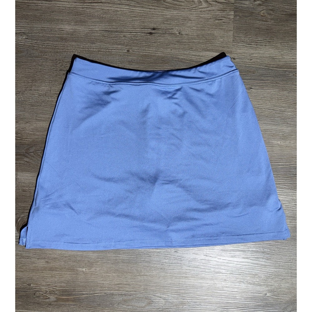 NWT Ekouaer Women's Tennis Skort Size M Blue Athletic Golf Pickleball Skirt